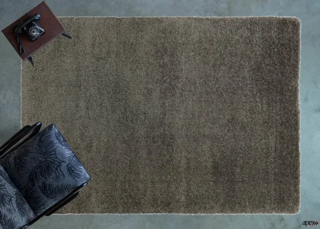 flycarpets SERON HOOGPOLIG ANTRACIET VLOERKLEED EFFEN Zwart
