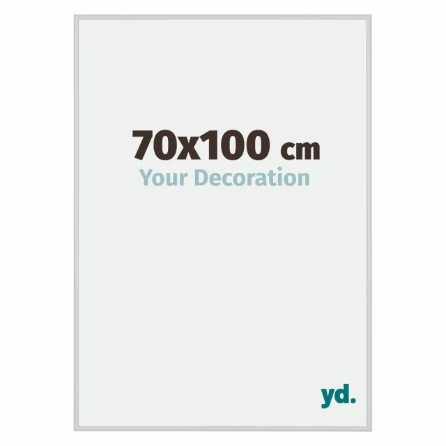 yd. Your Decoration - Fotolijst 70x100 cm - Aluminium - Zilver Mat - Miami