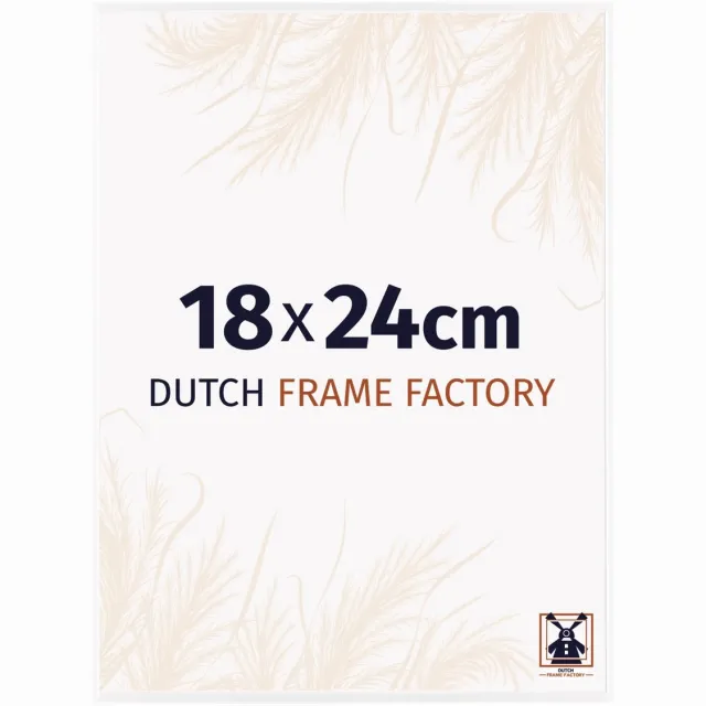 Dutch Frame Factory Fotolijst 18x24 cm - Kunststof - Wit Hoogglans - Easy