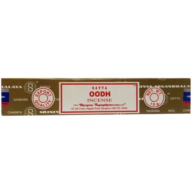 Satya OODH Serie - Wierookstokjes - 15g - Belangrijkste Componenten: Harsen, Essentiële Olie