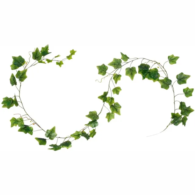 Mica Decorations Kunstplanten Hedera Slinger - 160 x 10 cm - groen - kunststof - decoratie - bladgroen