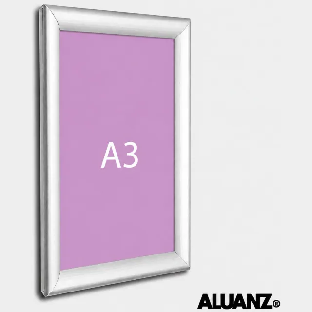 Aluanz Kliklijst A3 Zilver