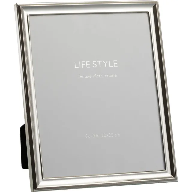 J-Line fotolijst Klassiek - metaal - zilver - large - 2 stuks
