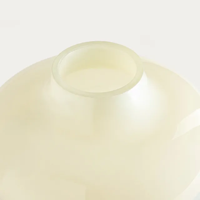 Homla Vaas | LUNNEL | geel glas | 19x21 cm | 785856