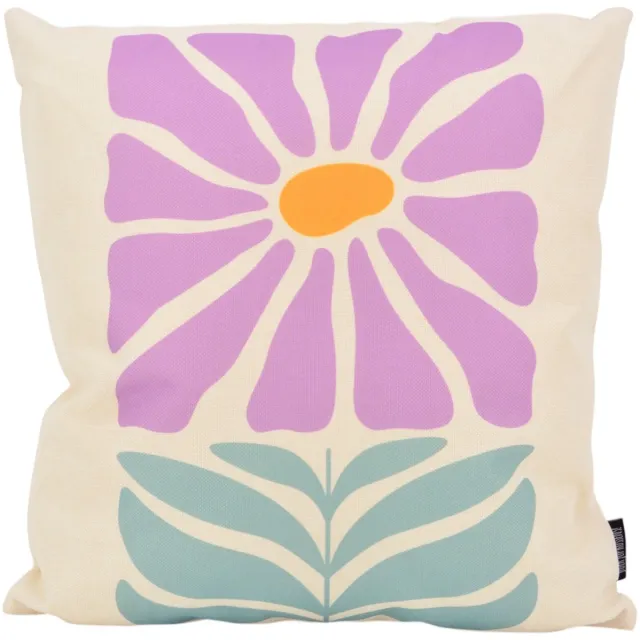 Gek op Kussens! Amethyst Garden Kussenhoes | 45x45 cm | Katoen/Linnen groen