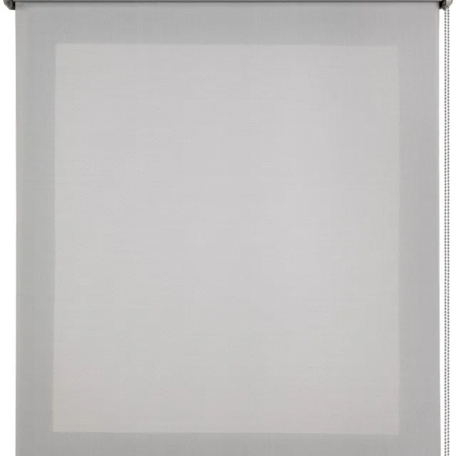 Storesdeco Screen Premium rolgordijn met technische stof, 38 mm Grijs 160x180 cm Grey