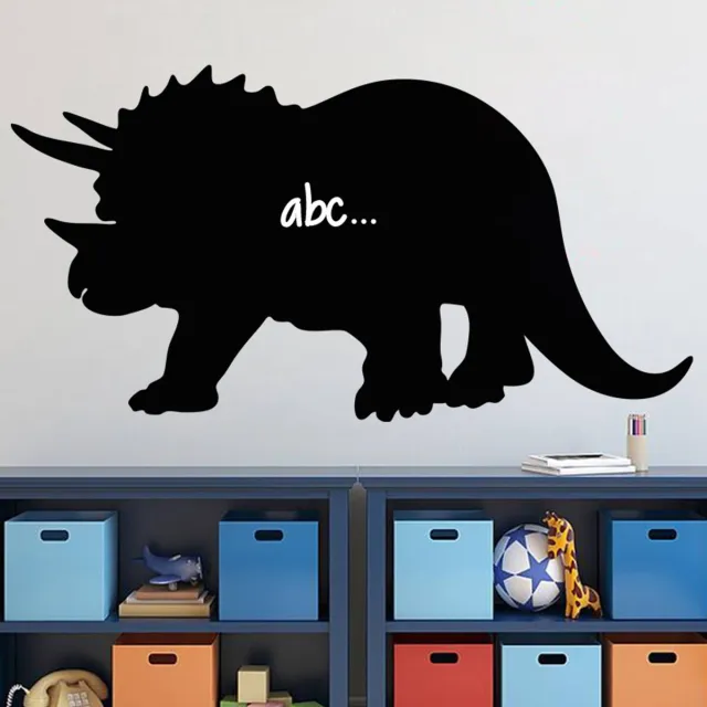 Ambiance Sticker Schoolbordsticker - uitwisbare zelfklevende muurstickers - KENTROSAUR SILHOUETTE - 90x170cm Multi color