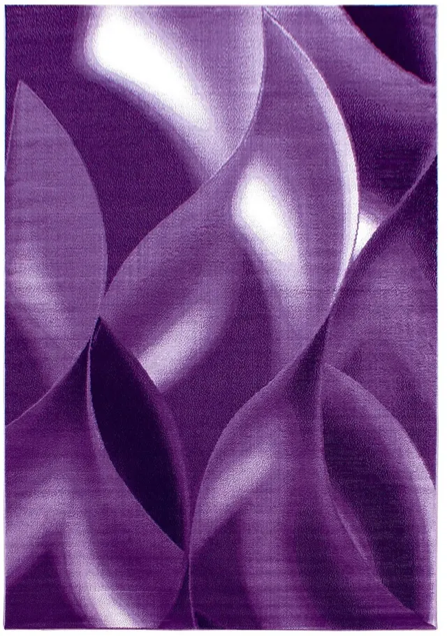 Dutch XXL Modern Vloerkleed | Tapijt | Plus | Golven | Lichtpaars | 240x340 cm