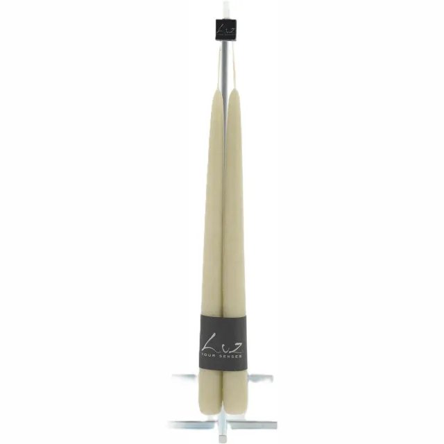 Rasteli Luz Your Senses Kaars-Tafelkaarsen Eucalyptus-Groen D 2,20 cm H 30 Voordeelaanbod van 2 x 2 kaarsen