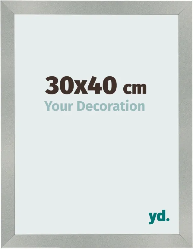 yd. Your Decoration - Fotolijst 30x40 cm - MDF - Aluminium Geborsteld - Bologna
