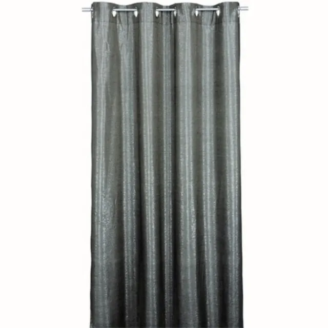 2LIF Sparkle gordijn grijs 140x260cm (8 rings)