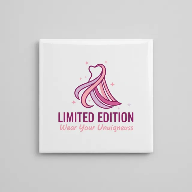 Nevolis “Limited Edition – Wear Your Uniqueness” Inspirerende Decoratieve Tegel – Motiverende Wanddecoratie – Keramische Tegel 15×15 cm Multi Color