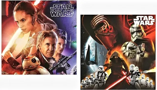 Star Wars sierkussen hoes - Dubbelzijdig - 40 x 40 cm - Vierkant - Kussensloop - Kussen hoes - Sierkussen Multicolor