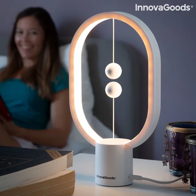 Innovagoods Lamp met magnetische schakelaar - Warm Licht - USB Wit