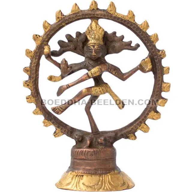 GerichteKeuze Shiva Nataraja 13 cm | GerichteKeuze goud