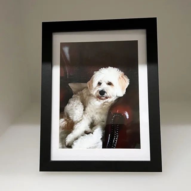 AL Houten Fotolijst - Zwart - 30 x 40 cm - Fotoformaat 20 x 30 cm