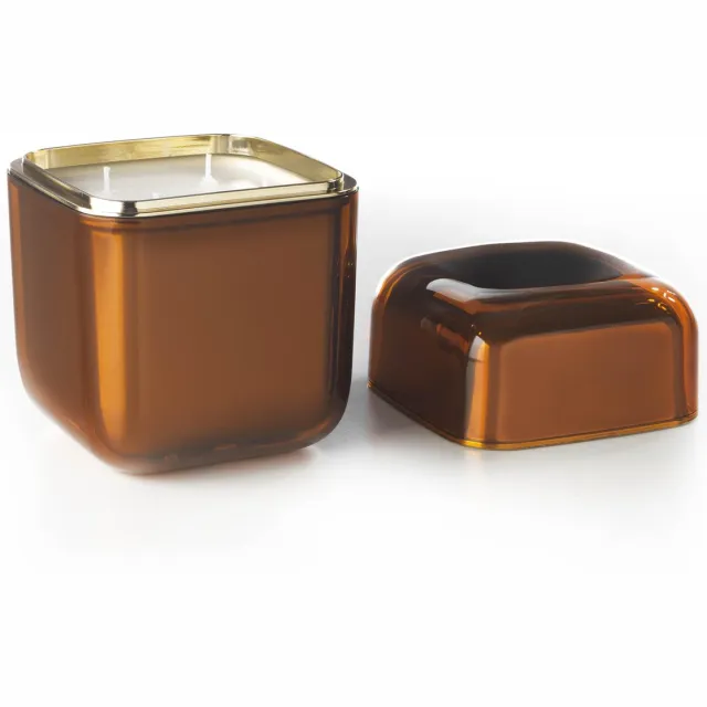Kartell Kartelll Oyster - Geurkaars - 950gr - Amber Alhambra Oranje