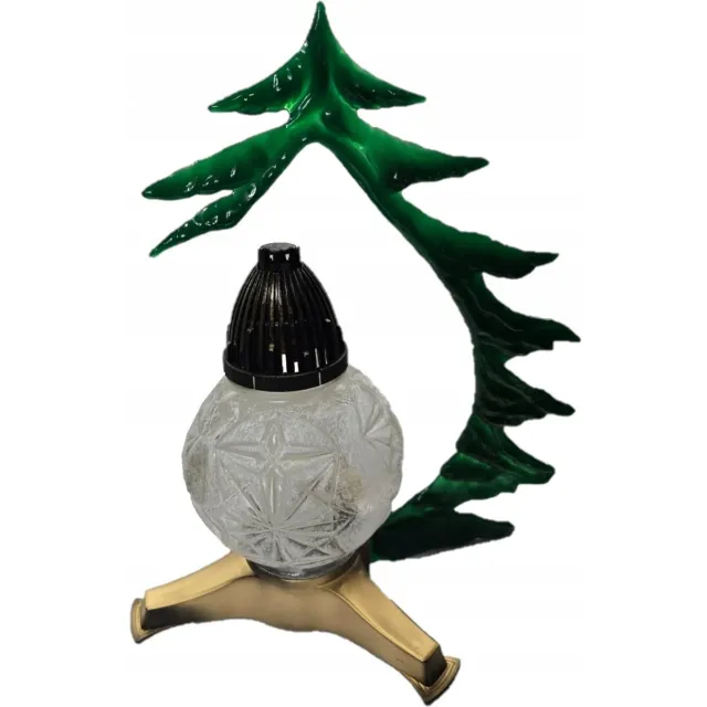 Smaal deco Kerstmis Graflicht Bol Wit Kerstboom voor Begraafplaats
