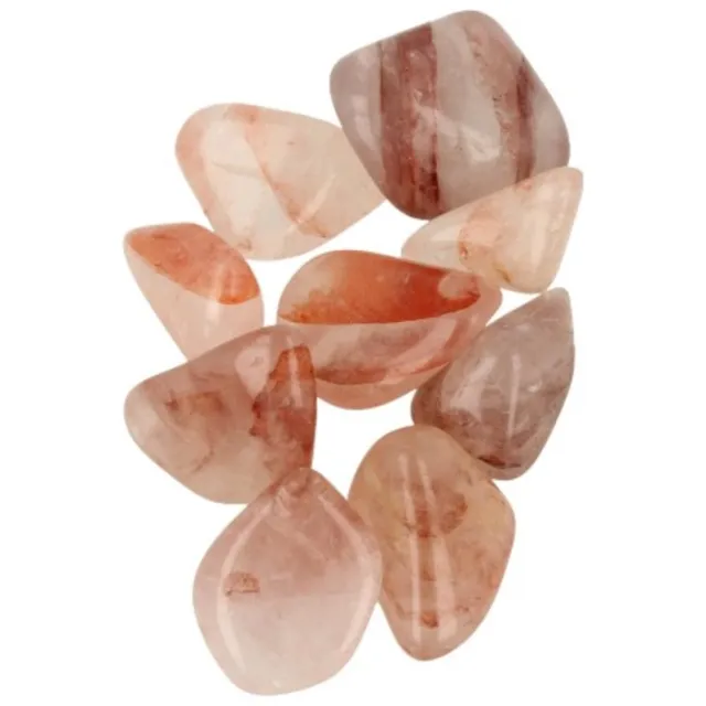 Ruben Robijn Red Healer 100 gr. trommelstenen (mt3) Rood / transparant