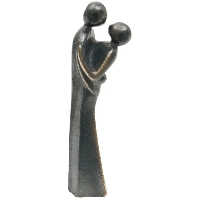 Rawa Geschenken sculptuur brons de kus bronzen beeld liefde Echt brons 14 cm hoog