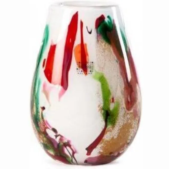 Fidrio VASE ORGANIC - Mixed Colours - Hoogte 20 cm Gekleurd