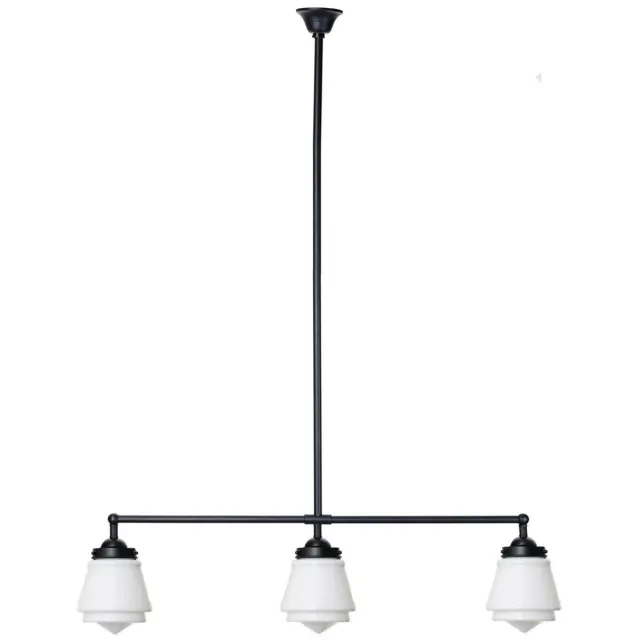 Coloured by Art Moonlight T-lamp 3 lichts Komeet - Art Deco Trade Zwart