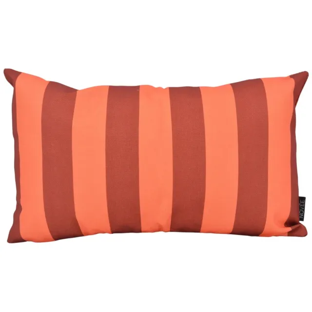 NOVÉE Retro Stripe Rouge Kussenhoes | 30x50 cm | Katoen/Linnen