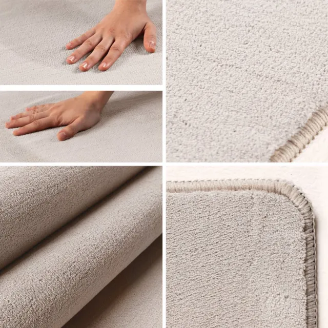 Ayyildiz Effen vloerkleed Sky wasbaar 80 x 250 cm Creme tapijt