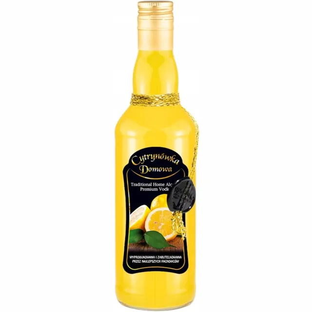 Bimberek Decoratieve Fles - 500ml - Glas - Zwart Laksnoer Transparant;Zwart