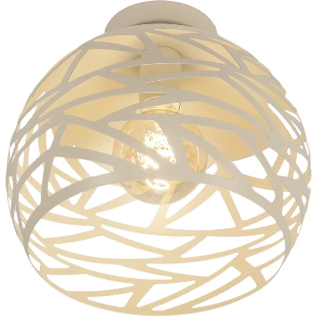 Lumidora Plafondlamp 75040 - Plafonniere - CELES - E27 - Beige - Metaal - ⌀ 30 cm
