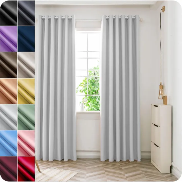 Famanu Thermisch deurgordijn, isolerend en ondoorzichtig, 140 x 90 cm, geluiddempend, geschikt voor badkamer en slaapkamer, wit, biedt privacy en helpt energie te besparen met eenvoudig onderhoud
