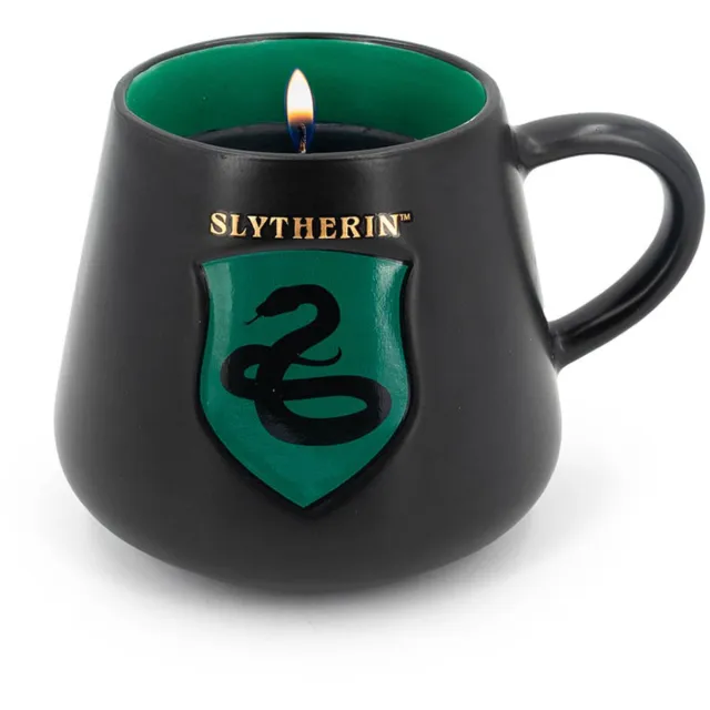 Harry Potter Geurkaars - Slytherin - met opdruk donkergroen