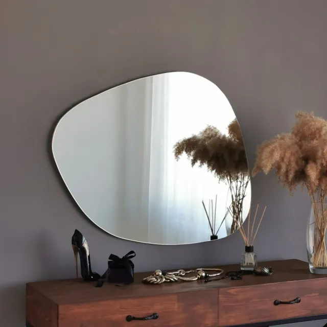 Skye Decor , Spiegel, Soho Ayna 75x58 cm, MDF, Wit, 75 x 2,2 x 58 cm