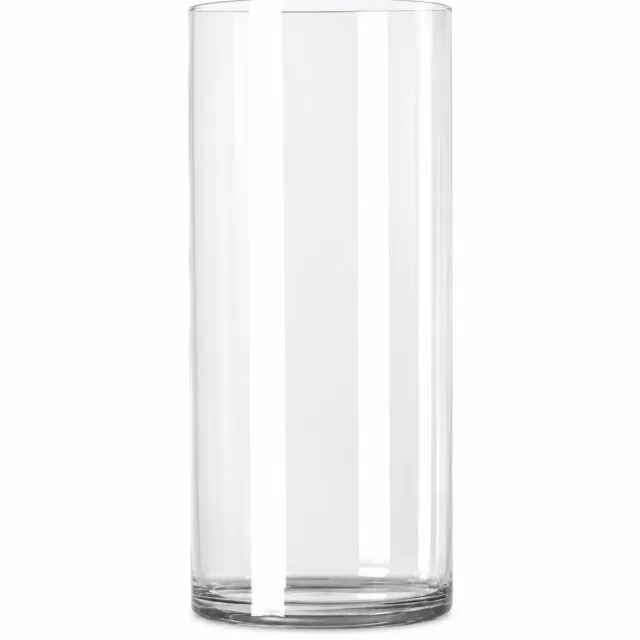 SWGOTA Transparante acryl cilindervaas - diameter 12 cm, hoogte 25 cm - voor bloemschikken en hydrocultuur transparant