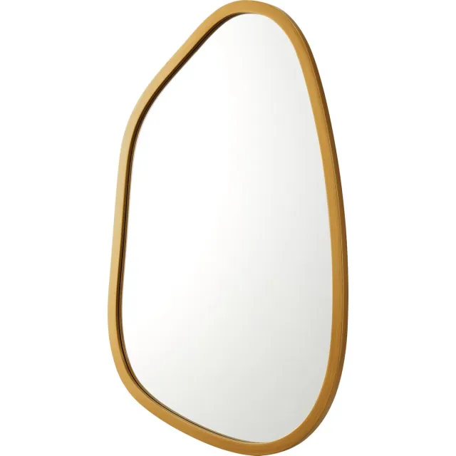 en.casa Spiegel Filiano hangend 80x58 cm goudkleurig
