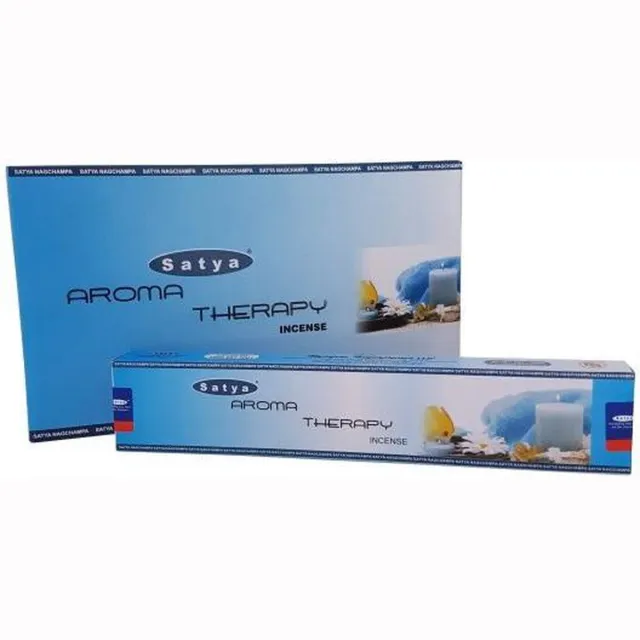 Satya wierookstokjes Aromatherapy (12 pakjes) blauw