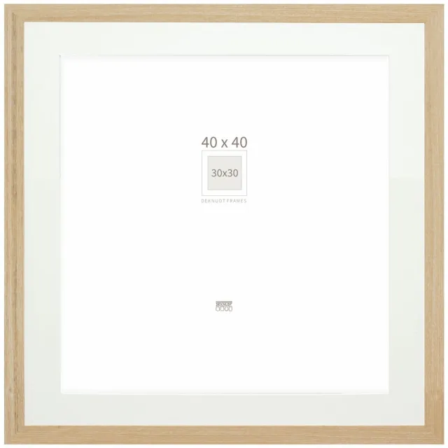 Deknudt Frames fotolijst - naturel - passe-partout - 30x30 / 40x40 cm