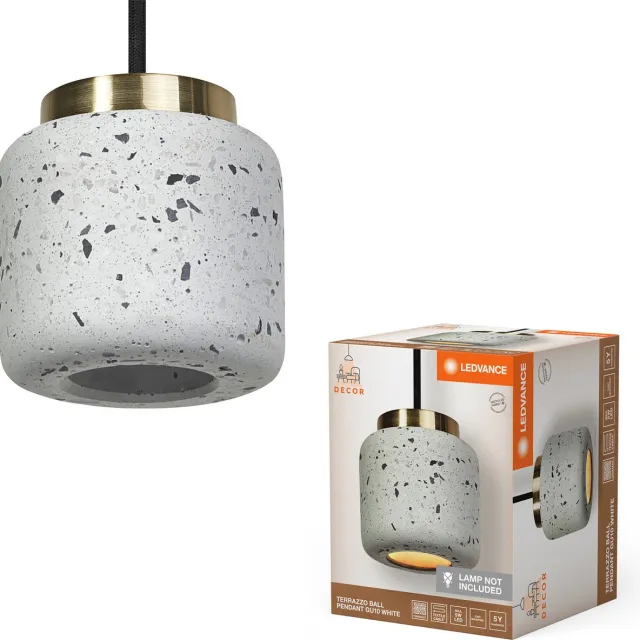LEDVANCE Decor Terrazzo Ball hanglamp 1XGU10 wit