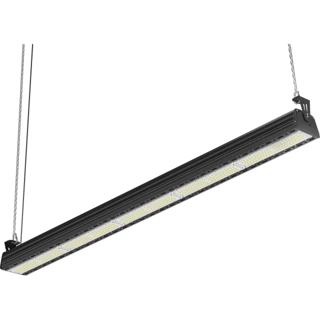 BES LED LED High Bay Lineair - Rinzu Lin - 250W - 150LM/W - 860 6000K - Dimbaar 0-10V - IP65 - Sosen Driver - Sanan LEDs Zwart