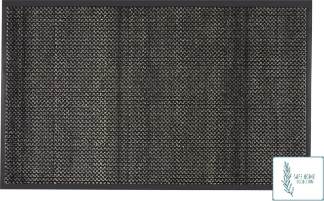 MD-Entree MD Entree - Deurmat - Schoonloopmat met antibacteriële werking - SAFE HOME COLLECTION - Bink Bronze - 75 x 120 cm Antraciet