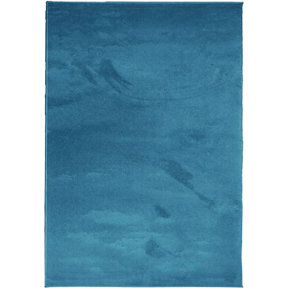 vidaXL Vloerkleed OVIEDO laagpolig 140x200 cm turquoise, foto 3