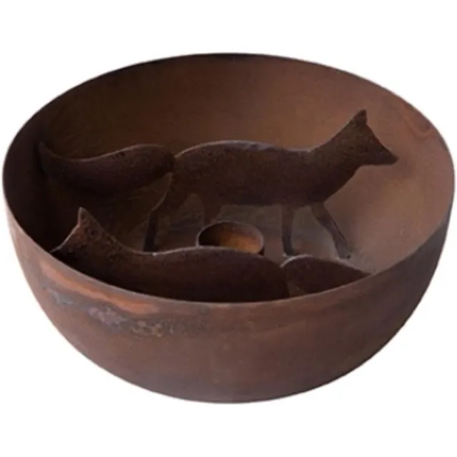 B&C BC | Candle Bowl | Fox | Brown Antique