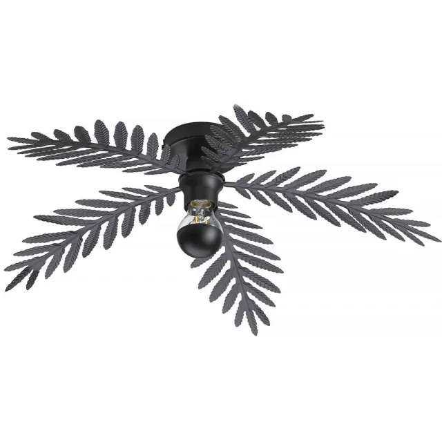 Ylumen Plafondlamp Palm 5 bladen Ø 60 cm zwart