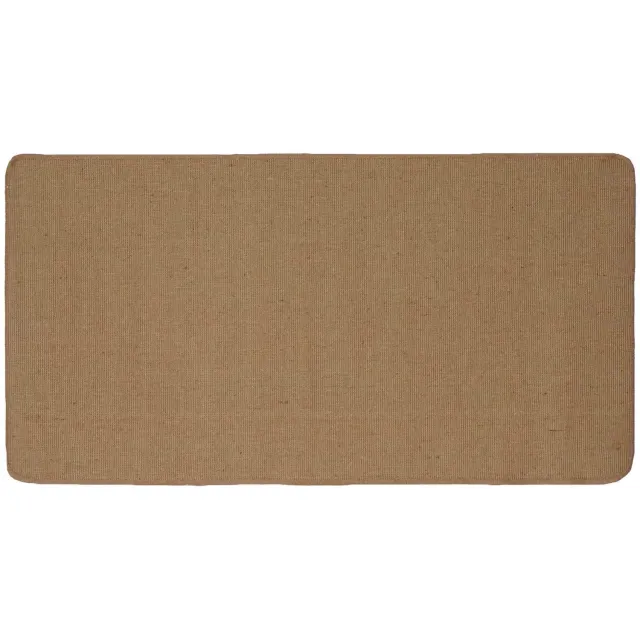 vidaXL Gebied - Tapijt - Lichtbruin - 100 - x - 200 - cm - Jute Licht bruin