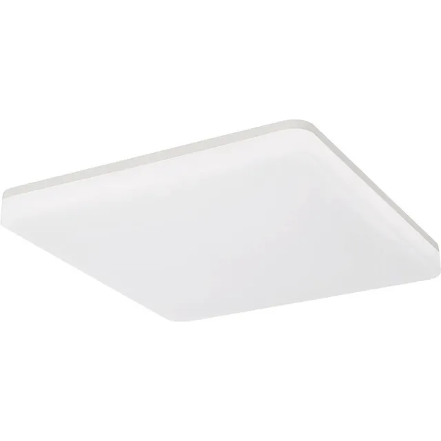 Horoz Electric LED Plafondlamp - Plafondverlichting - Badkamerlamp - Opbouw Vierkant 30W - Waterdicht IP54 - Helder/Koud Wit 6400K - Mat Wit - Kunststof