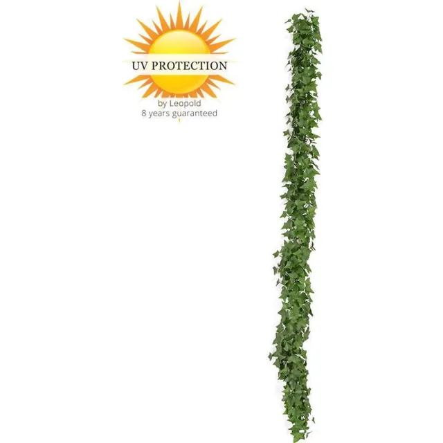 LeopoldFlora Hedera kunst Guirlande 180 cm UV buiten Groen
