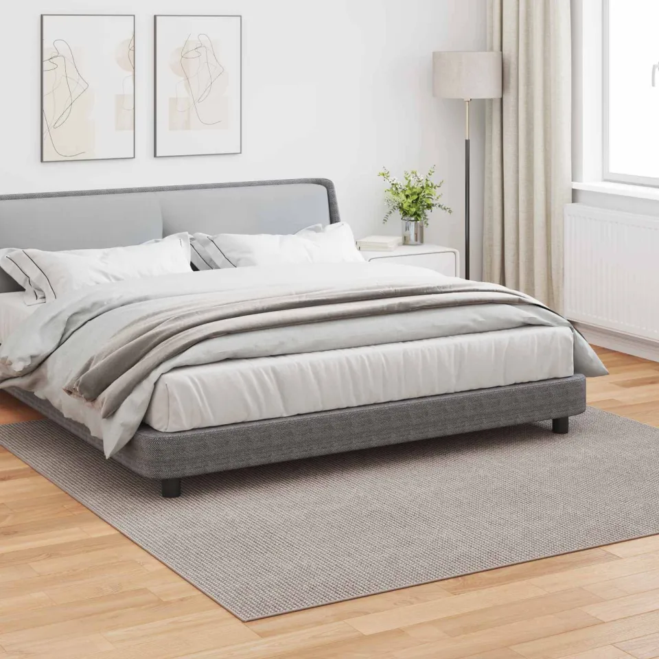 vidaXL Binnen kleed LUGO Crème-taupe 240 x 240 cm Polyester, foto 3