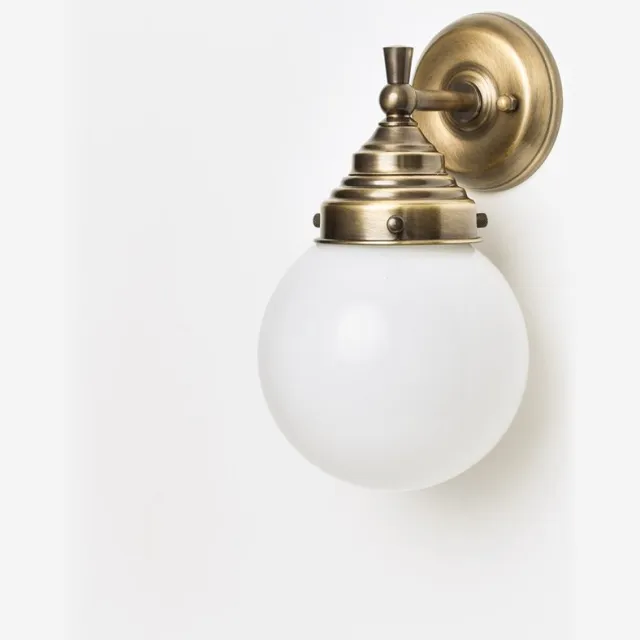 Coloured by Art Wandlamp Bol Ø 15 Royal Brons - Art Deco Trade