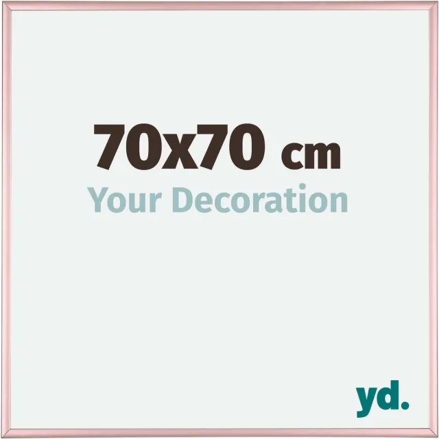 yd. Your Decoration - Fotolijst 70x70 cm - Aluminium - Koper - Kent