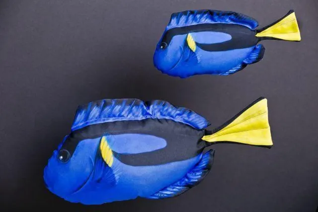 Gaby Dory Kussen 56cm blauw
